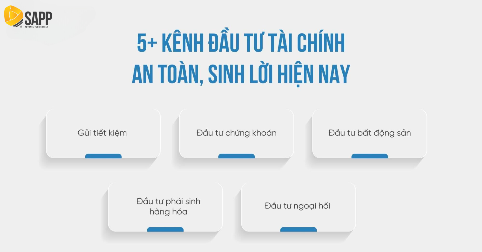 Các loại hình đầu tư phổ biến