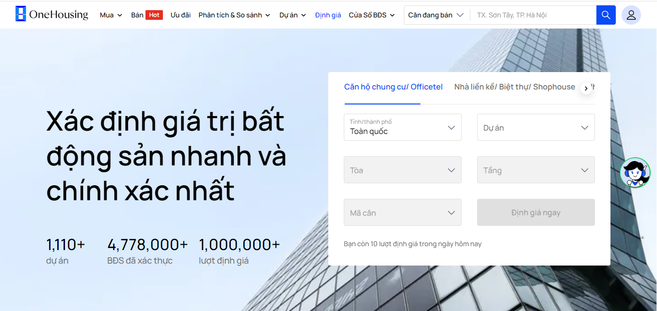 Ứng Dụng Định Giá Nhà Đất