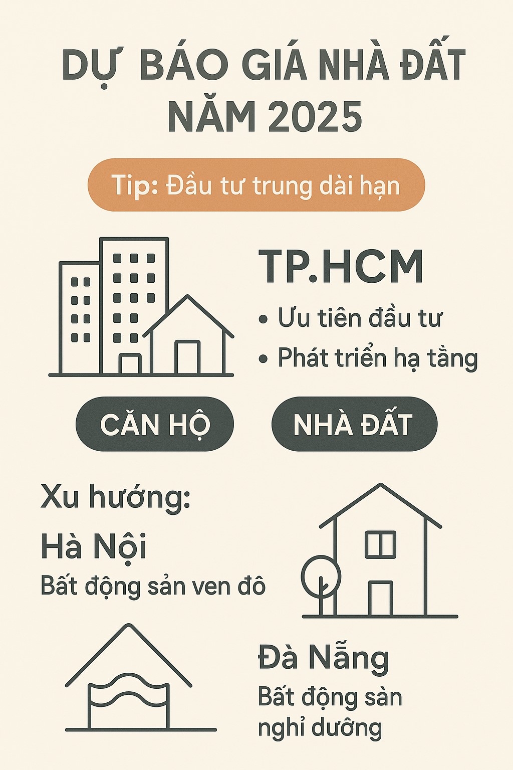 Dự báo giá nhà đất 2025